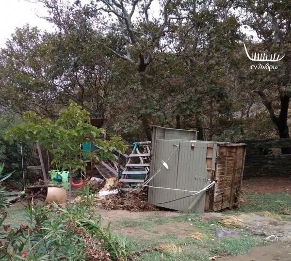 Οι καταστροφές που είχαν προκληθεί το 2019 στο ξενοδοχείο από έντονα καιρικά φαινόμενα