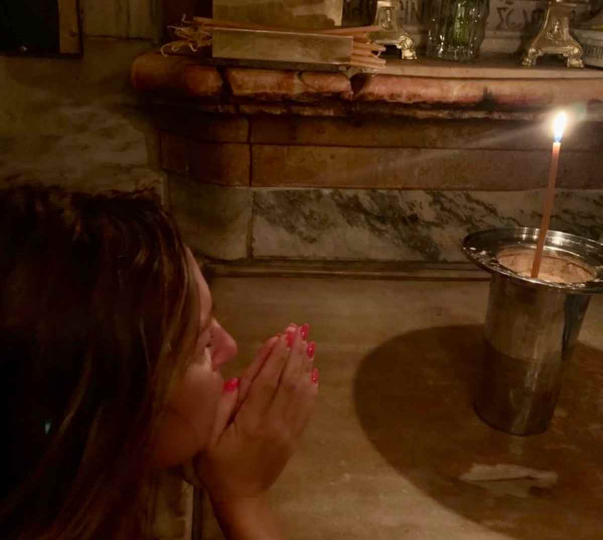 Πηγή Δεβετζή: Οι φωτογραφίες από τη βάφτισή της στον Ιορδάνη Ποταμό - Συγκλονίζει η ανάρτησή της