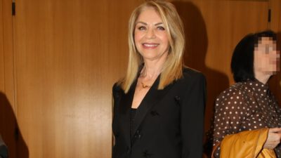 Η Έλλη Στάη σε έξοδό της