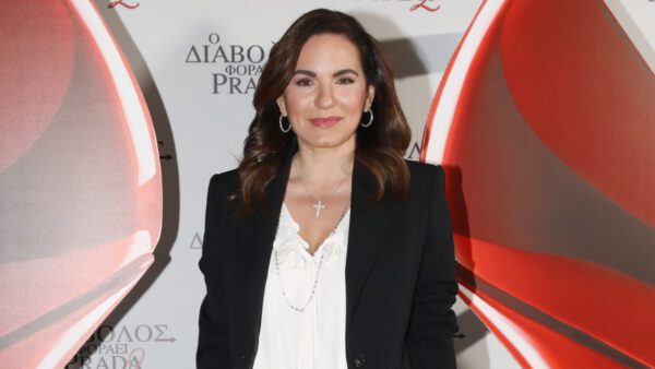 Η Όλγα Κεφαλογιάννη σε έξοδό της