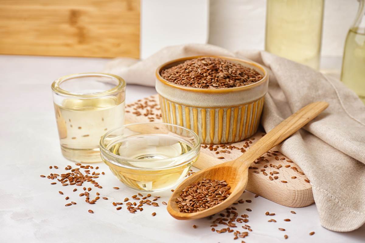 smoothie με λιναρόσπορο