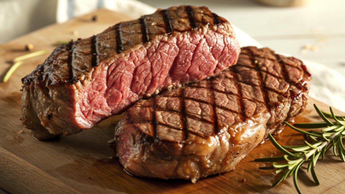 Τροφές με πρωτεΐνη μπριζόλα