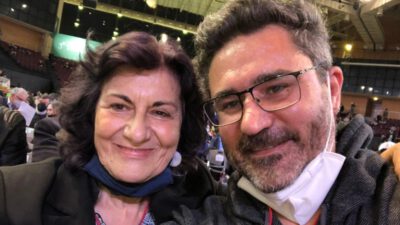 Η Θεανώ Φωτίου με τον γιο της, Βασίλη