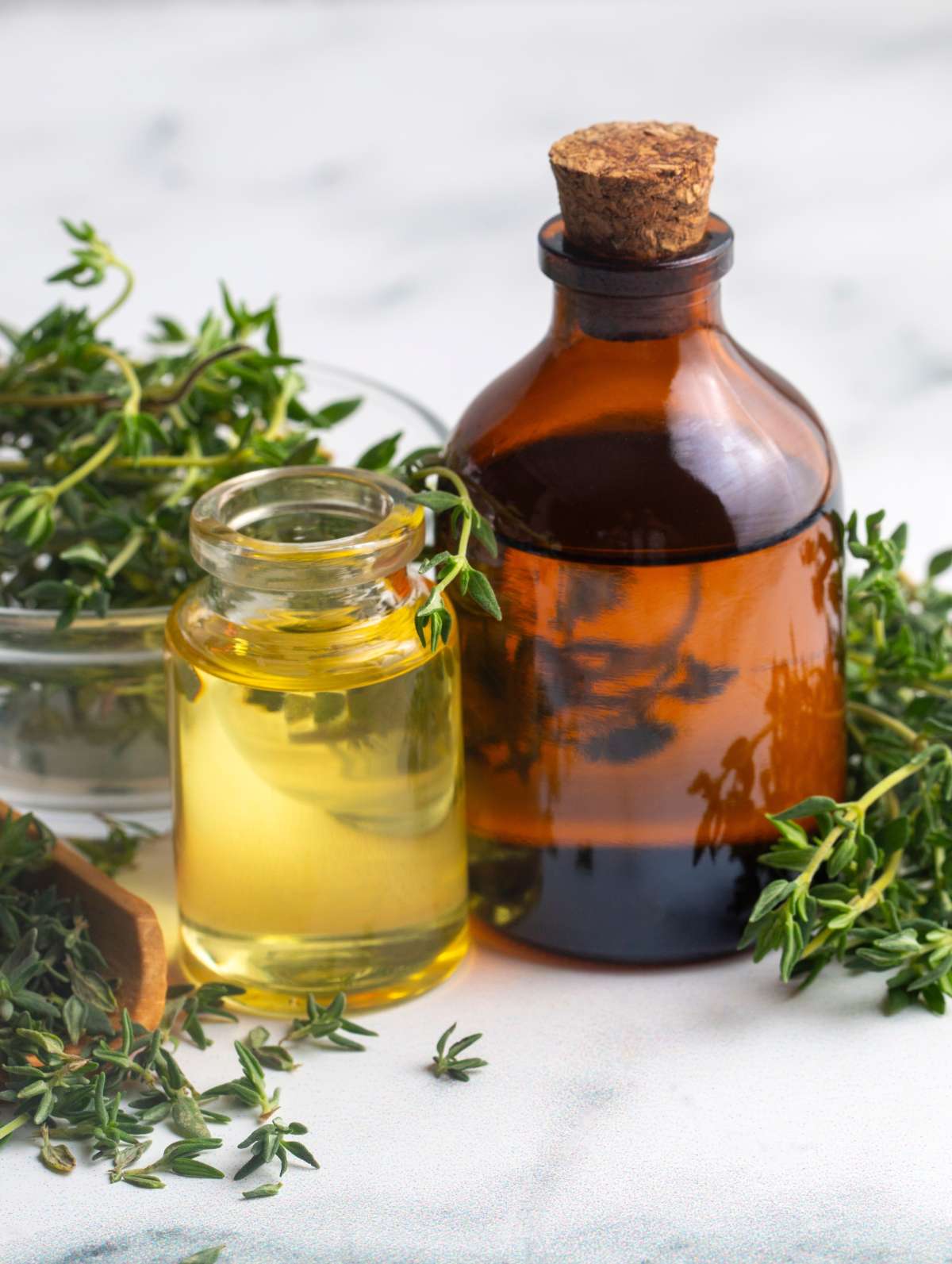 έλαιο θυμαριού σε δέρμα