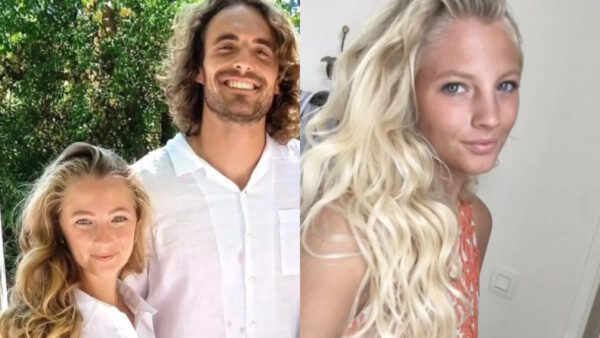 Ο Στέφανος Τσιτσιπάς με τη σύντροφό του