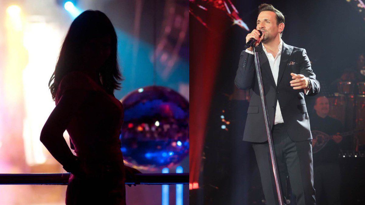 Παρουσιάστρια και Νίκος Βέρτης