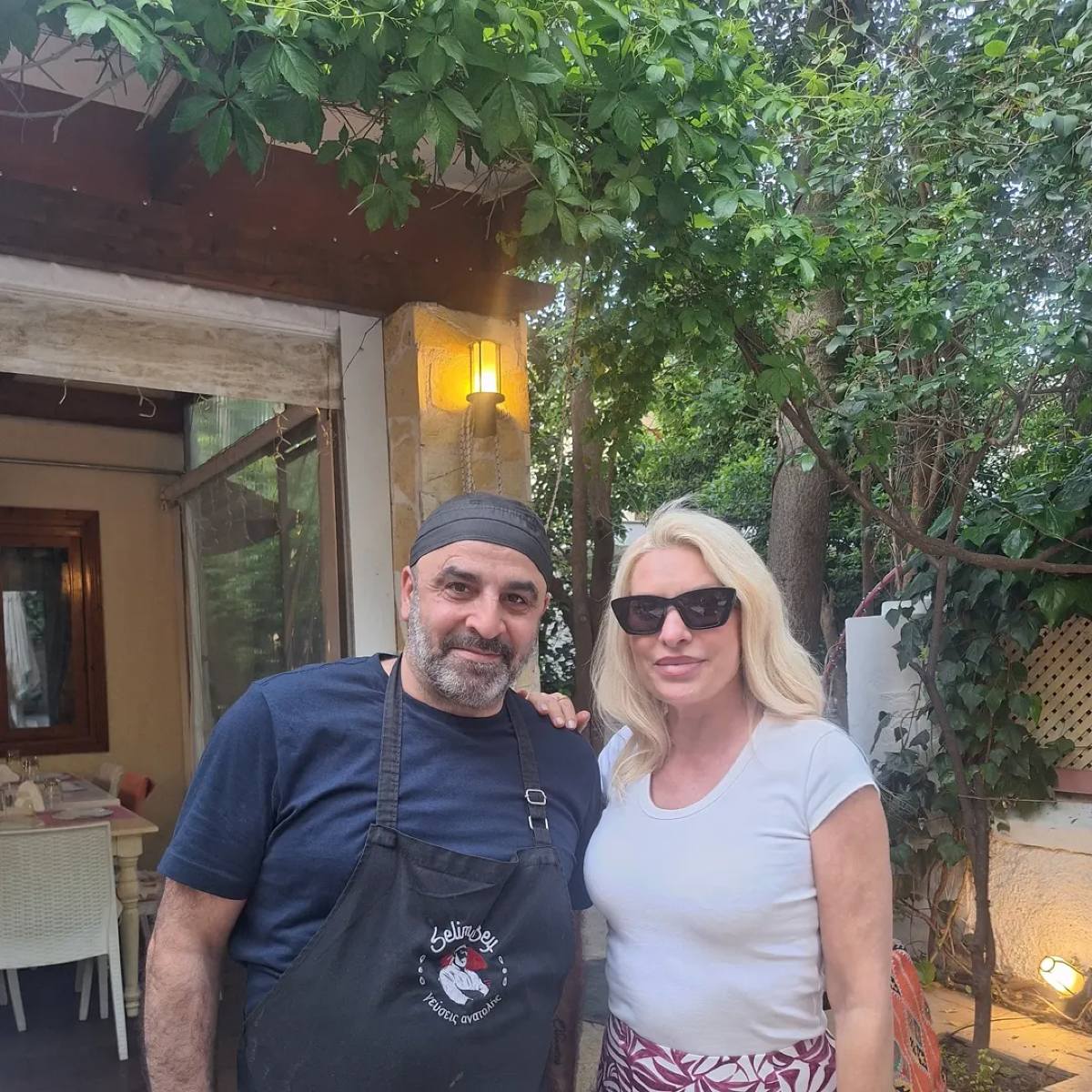 Η Ελένη Μενεγάκη με τον Σελίμ Σελτζούκ