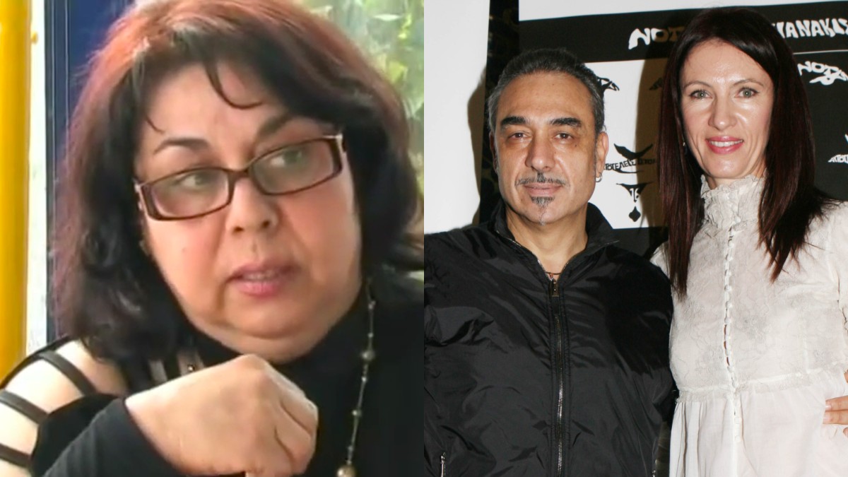 O Νότης Σφακιανάκης με τη σύζυγό του Κίλι και την αδερφή του, Πολυάννα