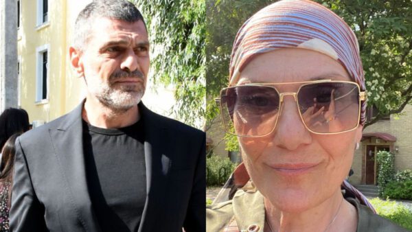 Ο Τόνυ Μαυρίδης με την αδερφή του