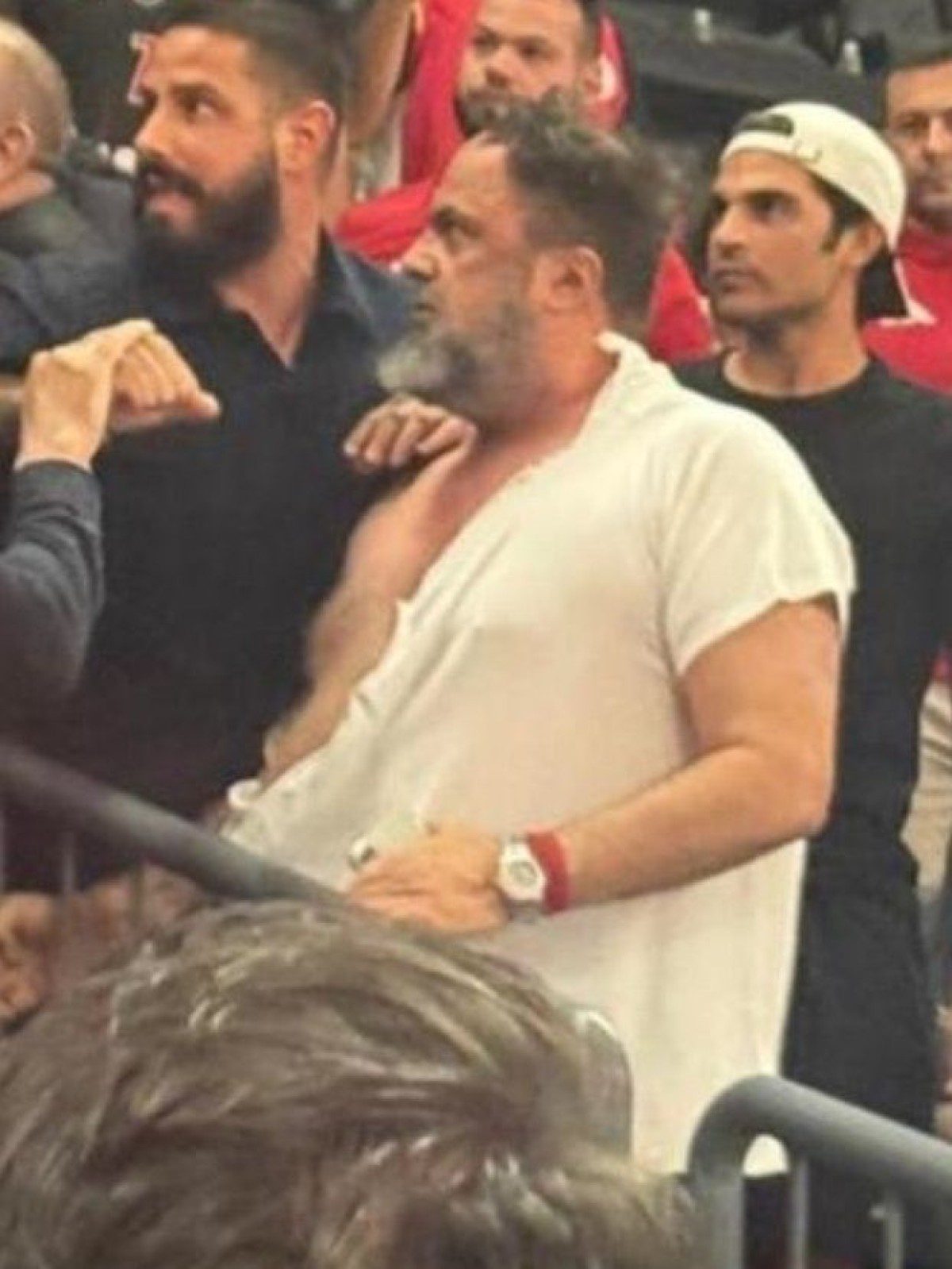 Ο Βαγγέλης Μαρινάκης με τον γιο του, Μιλτιάδη