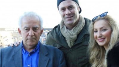 Ο Χρήστος Χολίδης με τον πατέρα του
