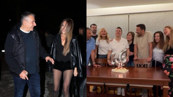 Λιάγκας – Αντωνά: Μαζί στα γενέθλια του Κατσαρίδη (Βίντεο)