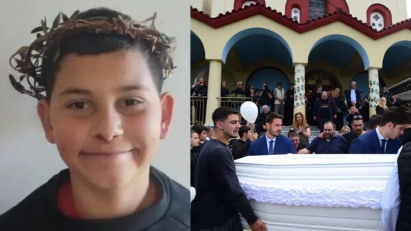Η κηδεία του 13χρονου