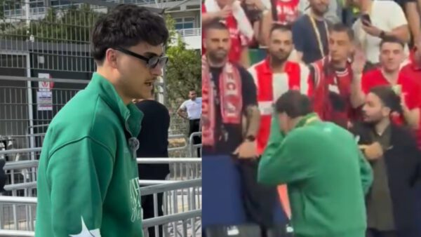Ο ΜΚ με φούτερ του Ολυμπιακού