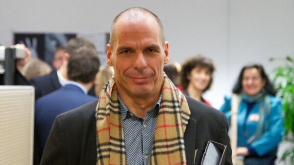 Ο Υπουργός Οικονομικών, Γιάνης Βαρουφάκης, στο πρώτο του Γιούρογκρουπ στις 11 Φεβρουαρίου 2015 ©European Union