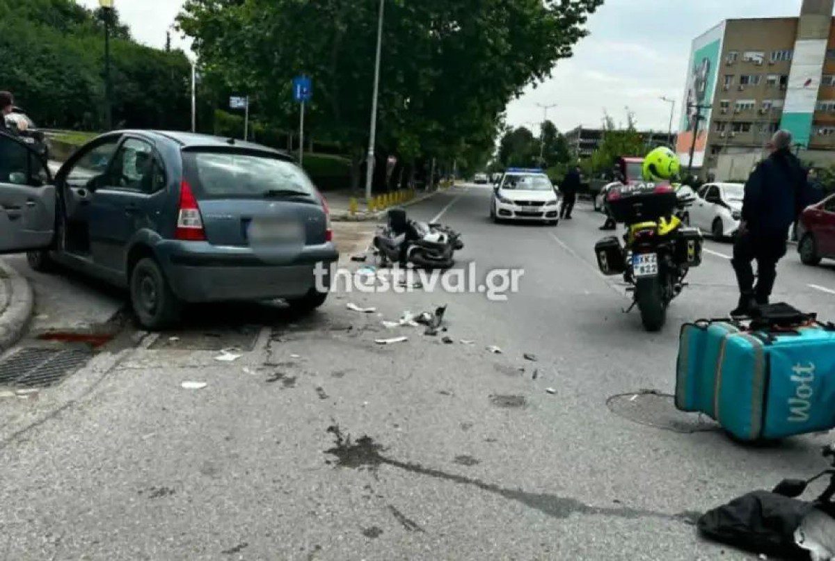 Τροχαίο στη Θεσσαλονίκη