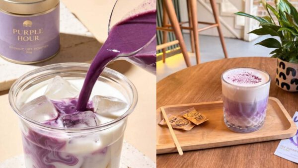 Ube latte
