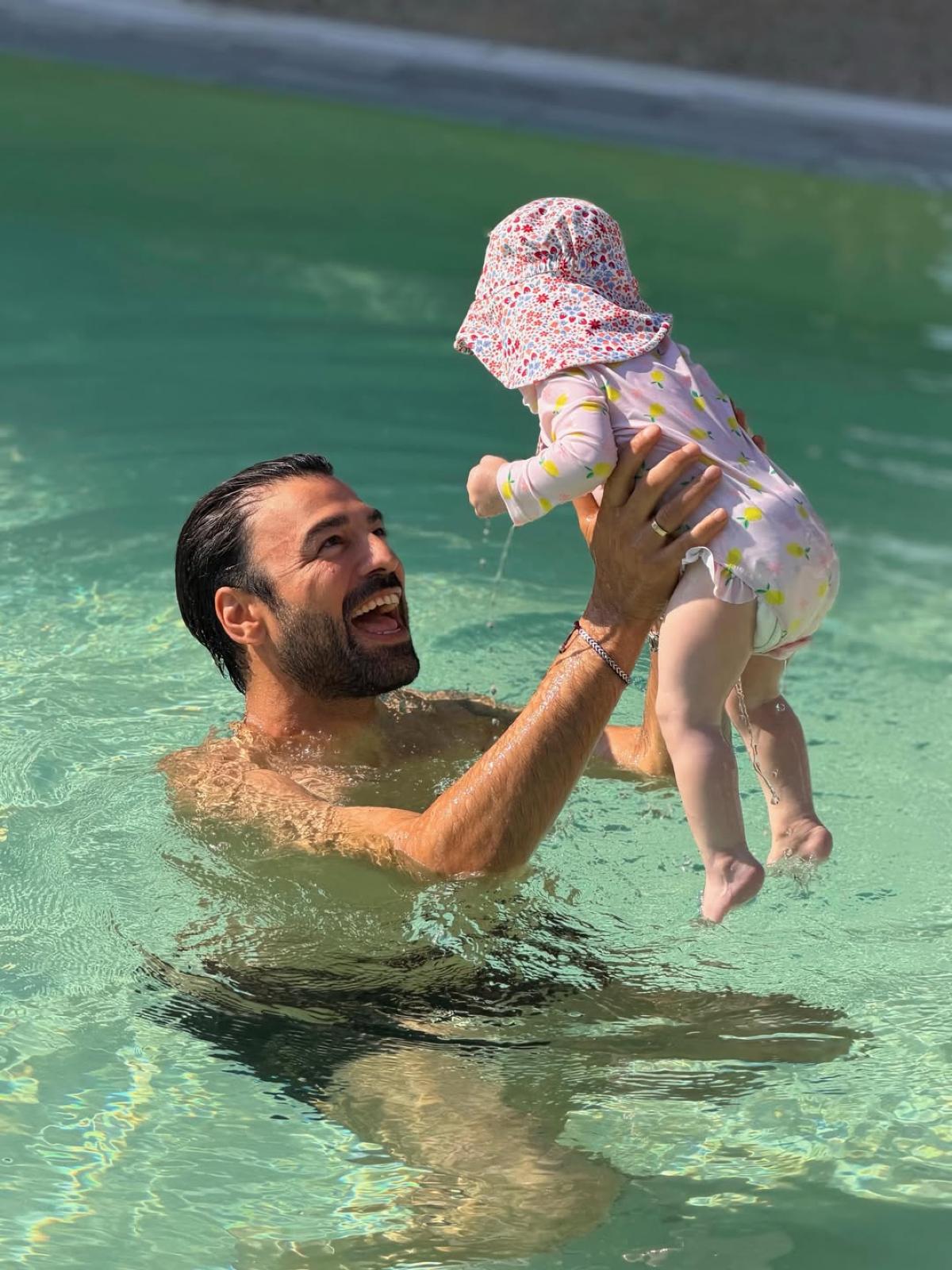 Ο Ανδρέας Γεωργίου με την κόρη του