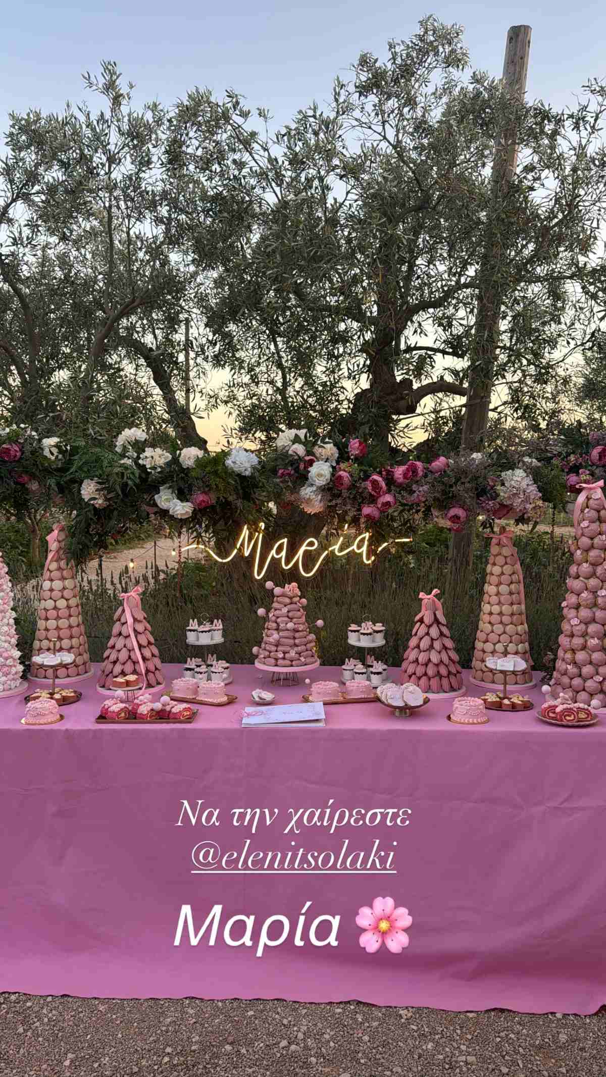 Η γιορτή της Ελένης Τσολάκη