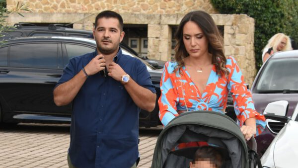 Ο Παναγής Τζωρτζάτος με τη σύζυγό του, Ελένη