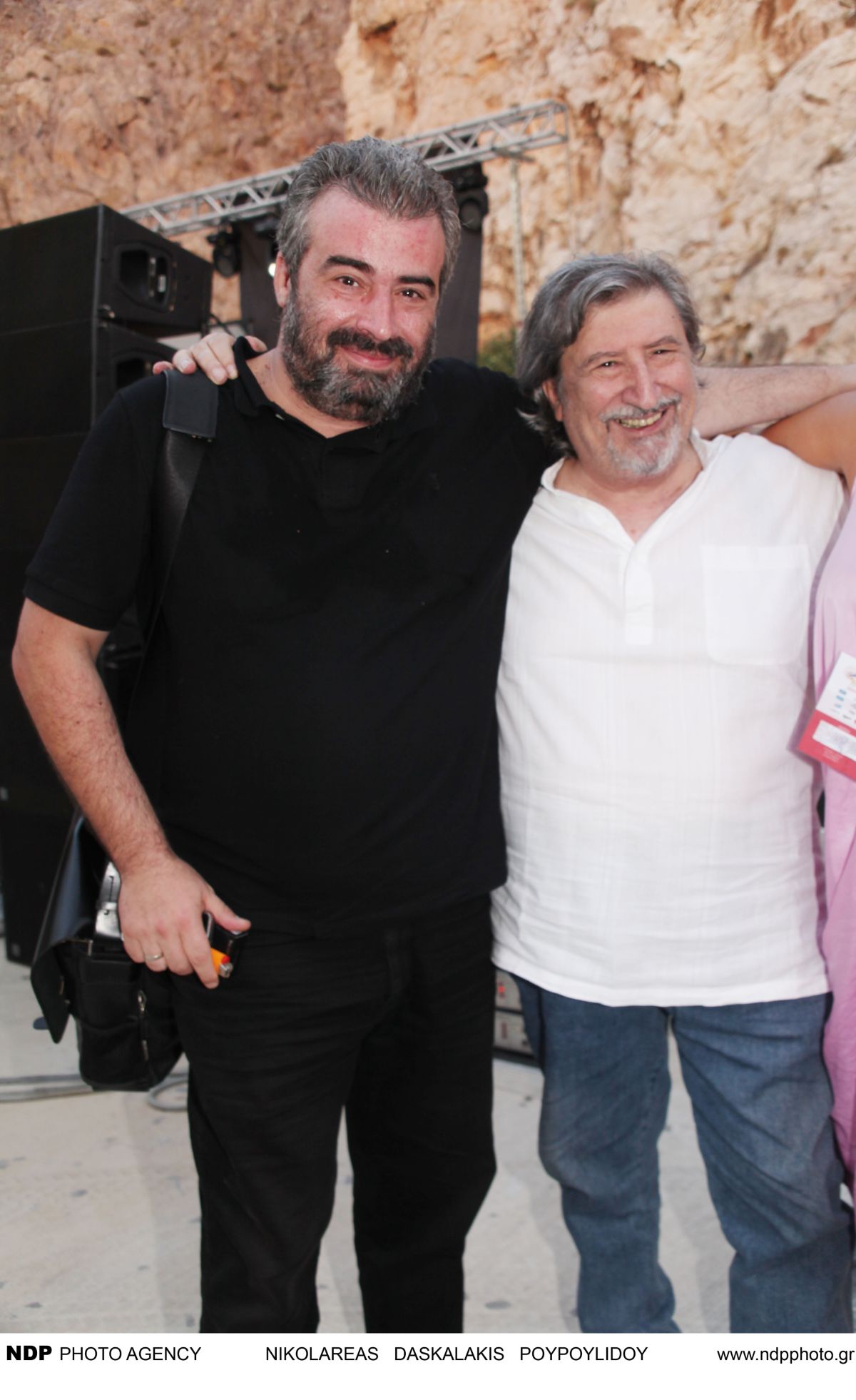 Ο Νίκος Τριανταφυλλίδης με τον πατέρα του, Χάρρυ Κλυνν