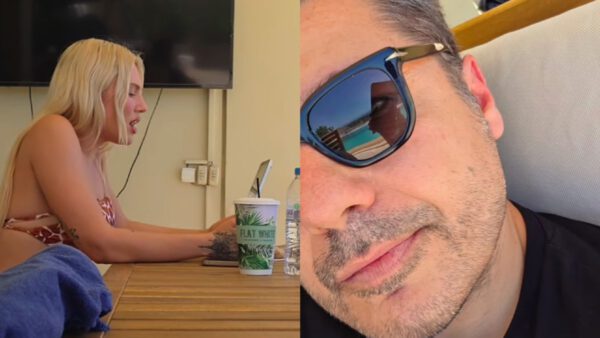 Έλενα Τσαγκρινού, Λάμπρος Κωνσταντάρας