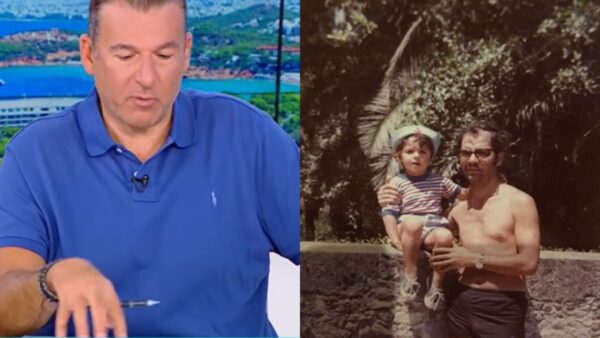 Ο Γιώργος Λιάγκας και ο πατέρας του