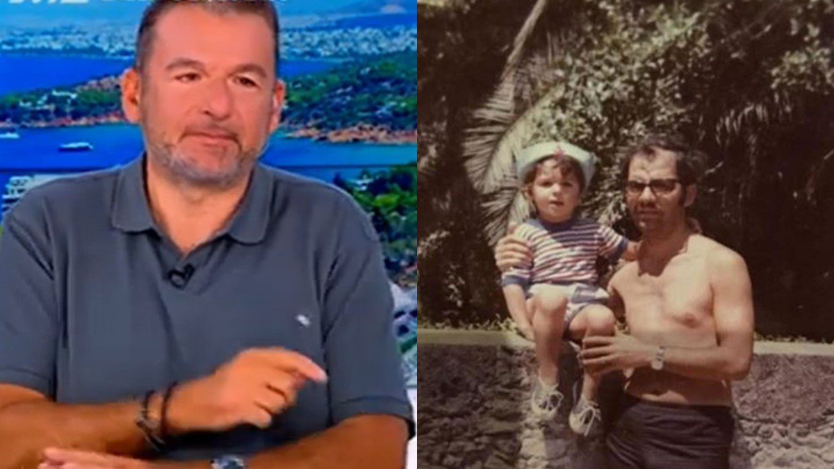 Ο Γιώργος Λιάγκας με τον πατέρα του