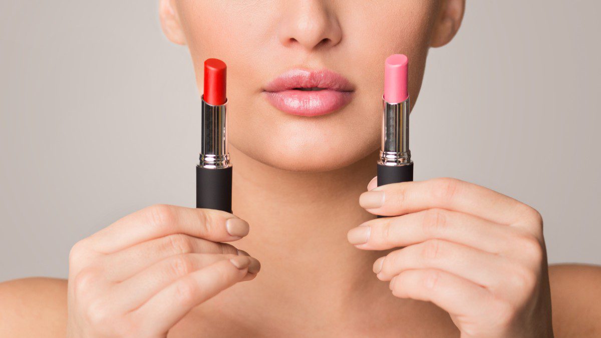 Lipstick trend με κόκκινο και ροζ κραγιόν