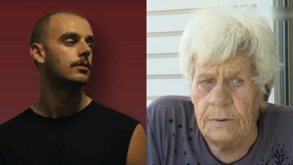 Ο 26χρονος Ολύμπιος και η γιαγιά του, Βασιλική