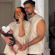 Μαριαλένα Ρουμελιώτη Σάκης Κατσούλης με μωρό