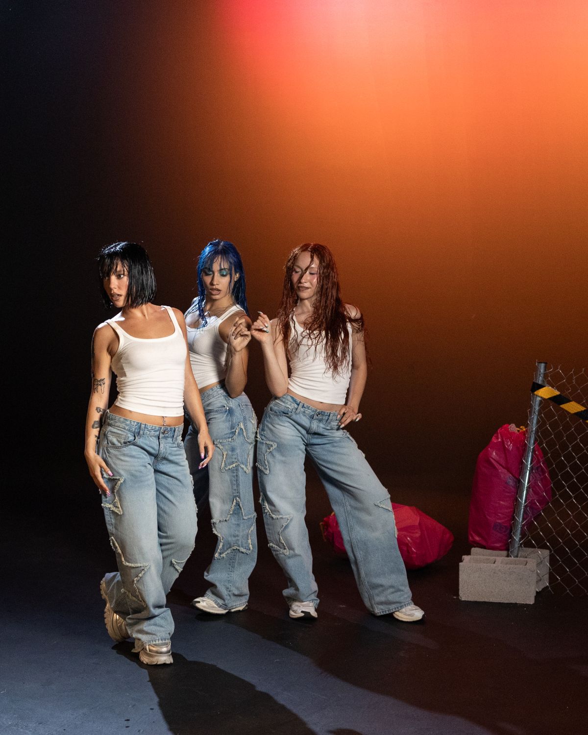 Backstage η Marseaux στο video clip Γρανίτα Λεμόνι