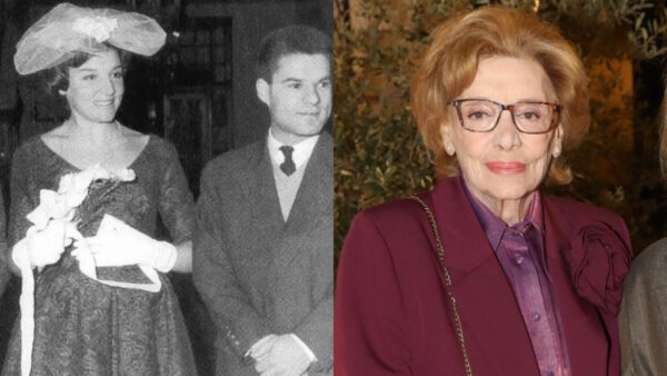 Η Μάρω Κοντού στον πρώτο της γάμο