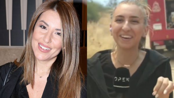 Η Αναστασία Γιάμαλη με τη ρεπόρτερ του OPEN