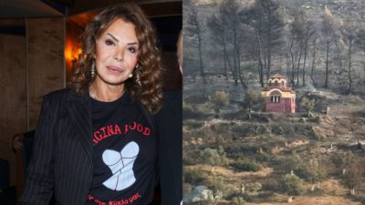 Η Άννα Κουρουπού για την εκκλησία που κάηκε