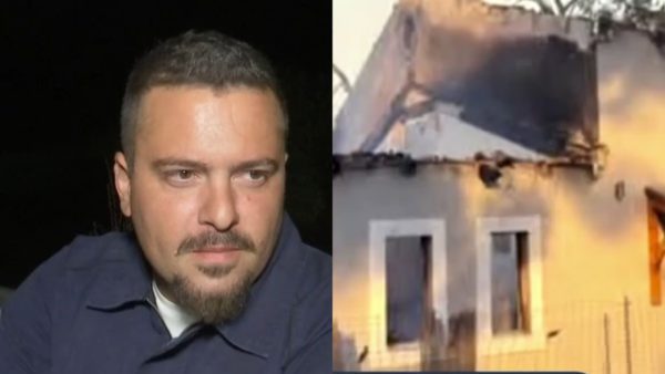 Εθελοντής δασοπυροσβέστης στα Βίλια
