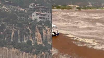 Βροχή στη Μάνη