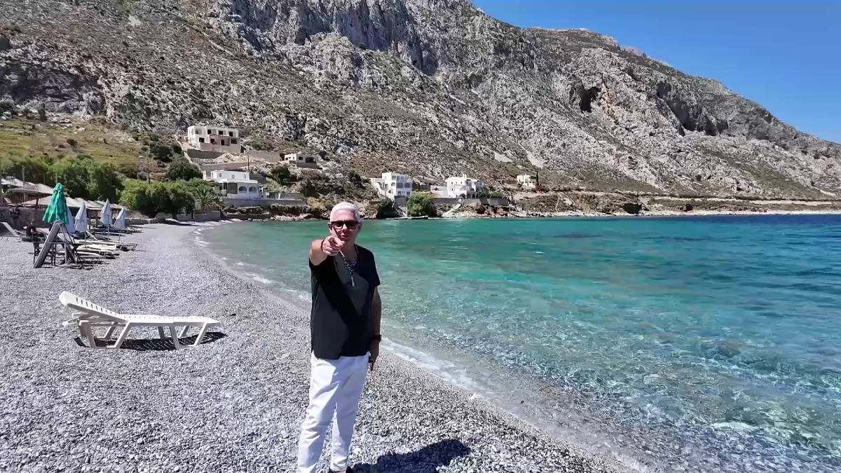 Ο Τάσος Δούσης στην Κάλυμνο