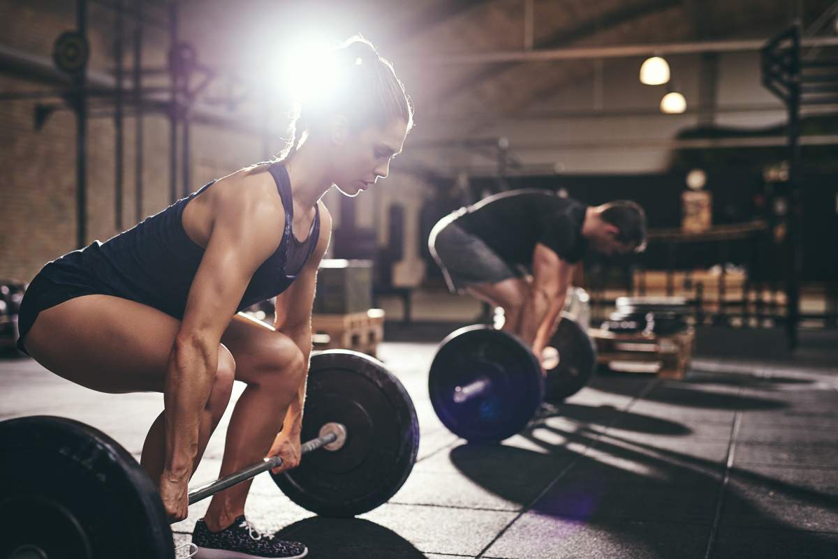 Προπόνηση στο γυμναστήριο