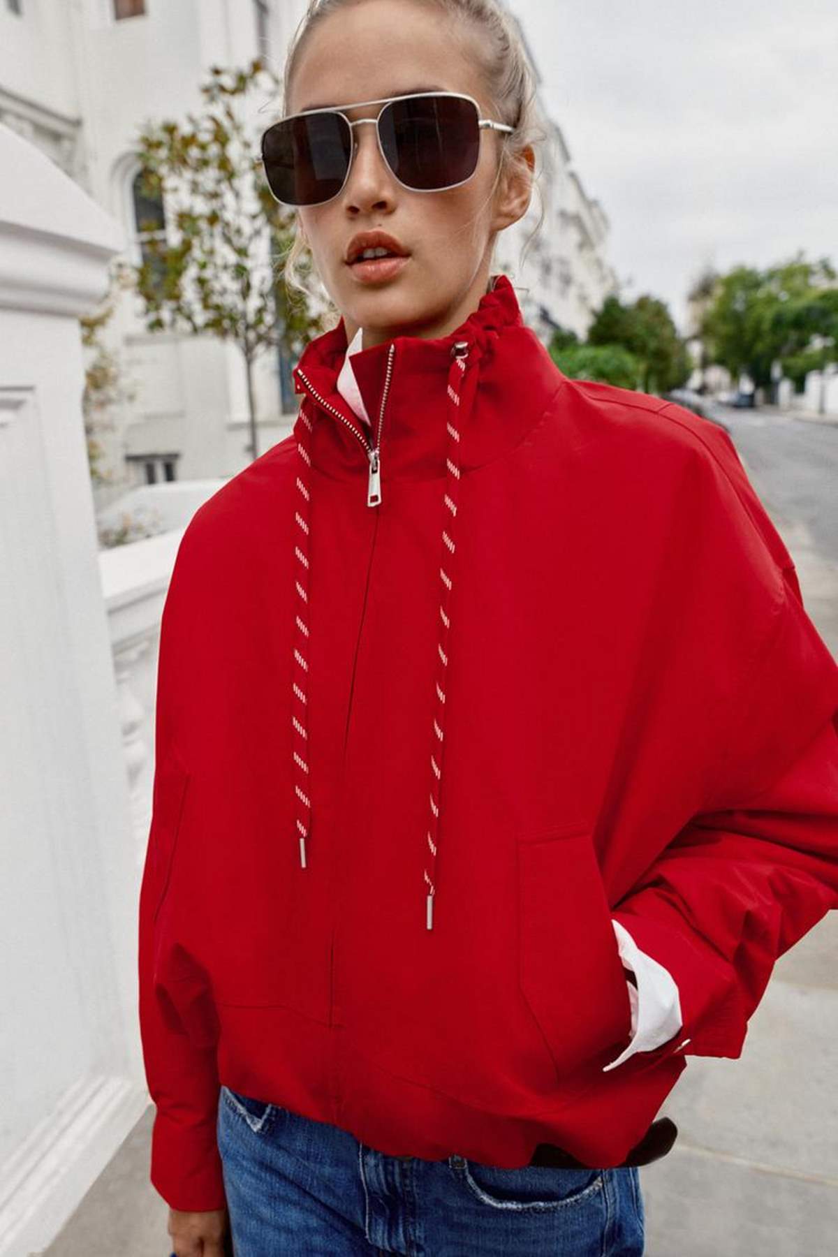 zara μπουφάν