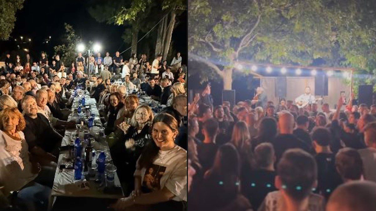 Καραβάτου - Φερεντίνος: Τα «έσπασαν» σε πανηγύρι! Δείτε βίντεο και φωτογραφίες