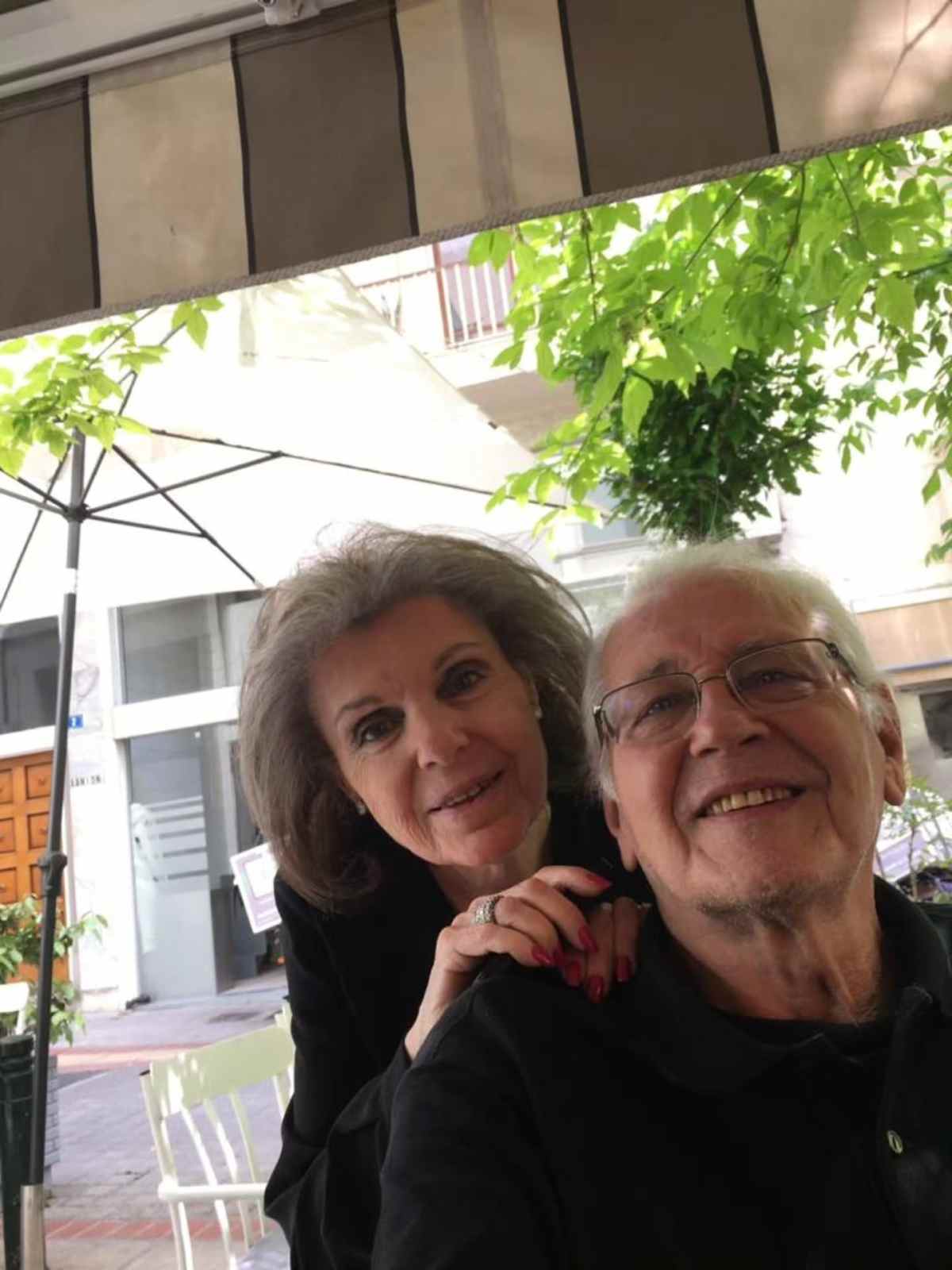 Δημήτρης Κωνσταντάρας με τη σύζυγό του