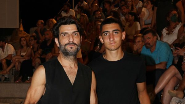 Ο Νίκος Κουρής με τον γιο του