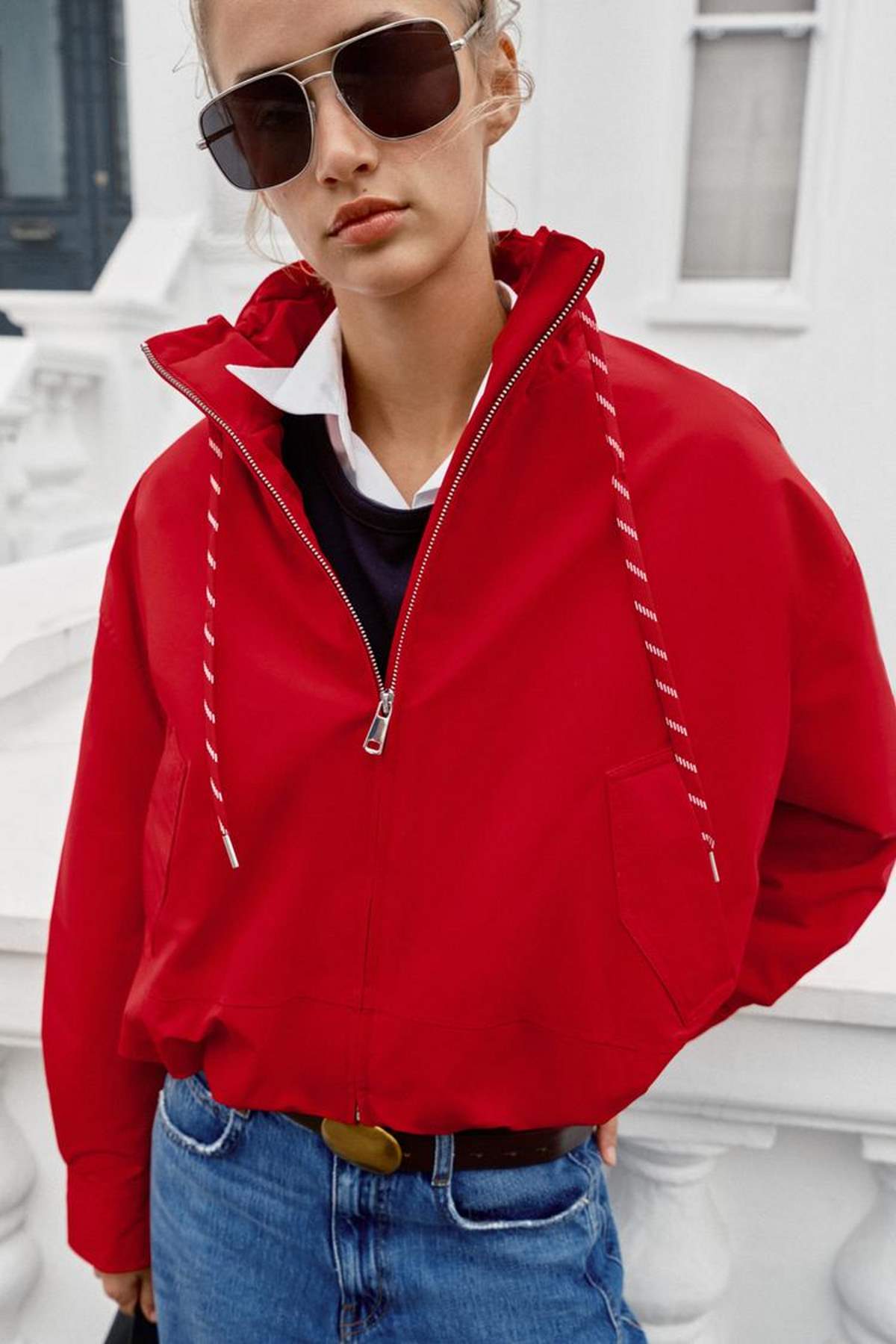 zara μπουφάν
