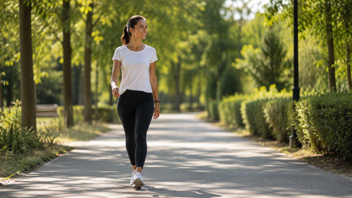 woman walking