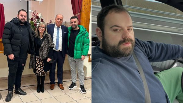Ο αντιδήμαρχος Μακρακώμης με τον γιο του