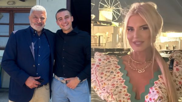 Ο Γιώργος Πατούλης και η Μαρίνα Σταυράκη με τον γιο τους, Αλέξανδρο