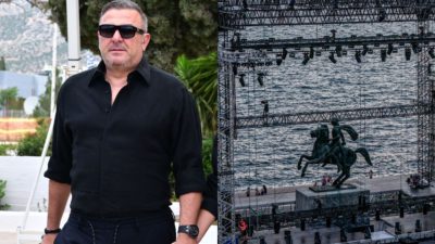 Αντώνης Ρέμος, Άγαλμα Μεγάλου Αλεξάνδρου
