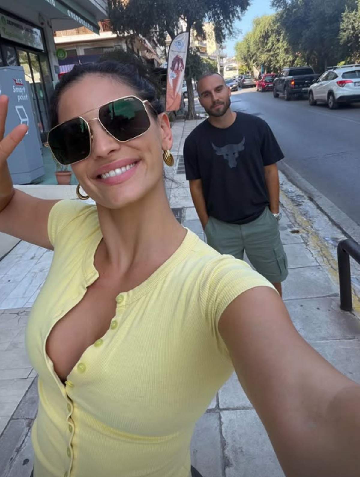 Η Χριστίνα Μπόμπα στην Αθήνα