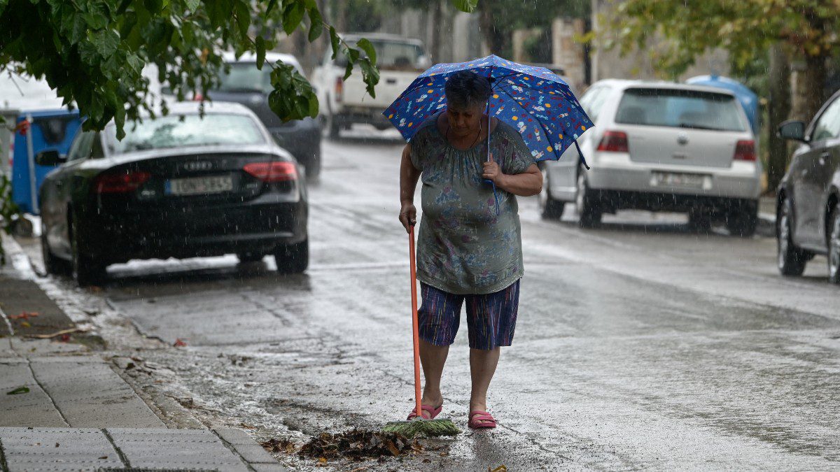 βροχερός καιρός
